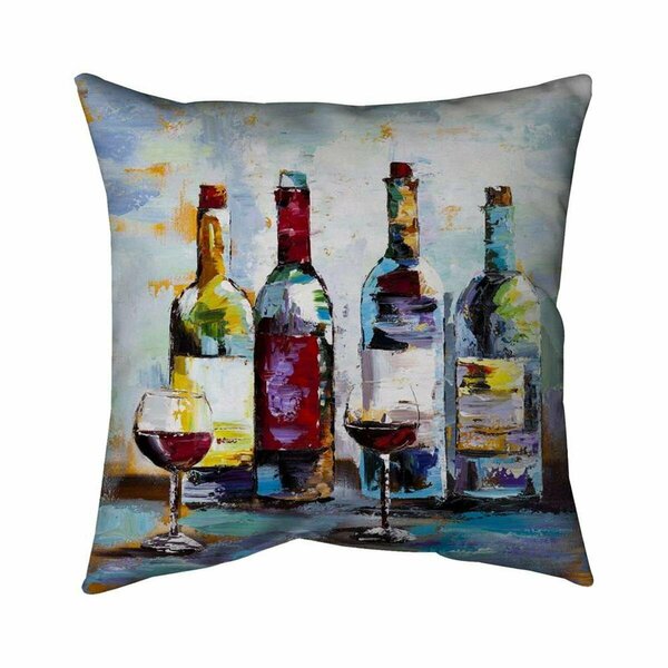 Begin Home Decor 20 x 20 in. Wine Tasting-Double Sided Print Indoor Pillow 5541-2020-GA25